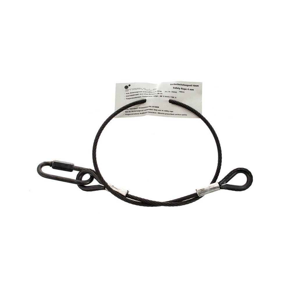 Stairville Safety Set 60cm/4mm Bk 10pcs – Thomann Ireland