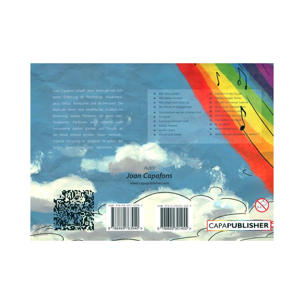 Capa Publisher Regenbogenlieder – Thomann Ireland