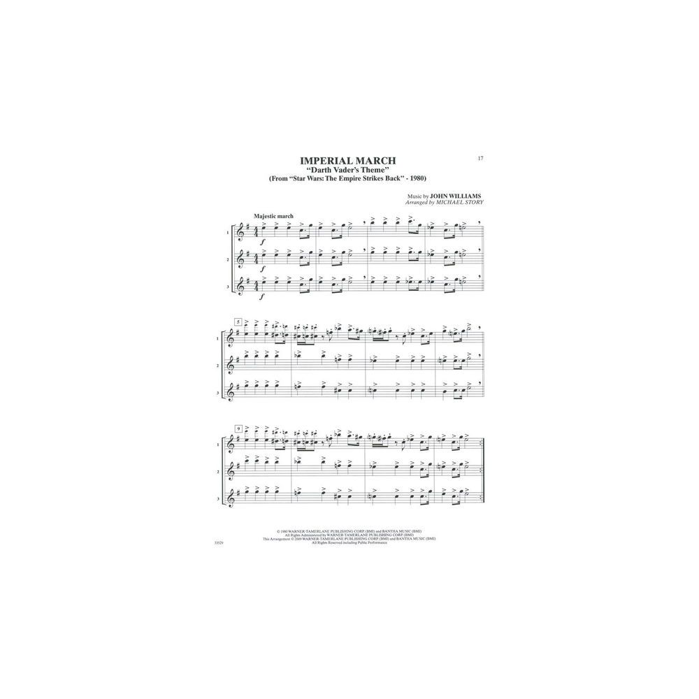 Alfred Music Publishing Movie Trios For All Tenor Sax – Thomann Ireland