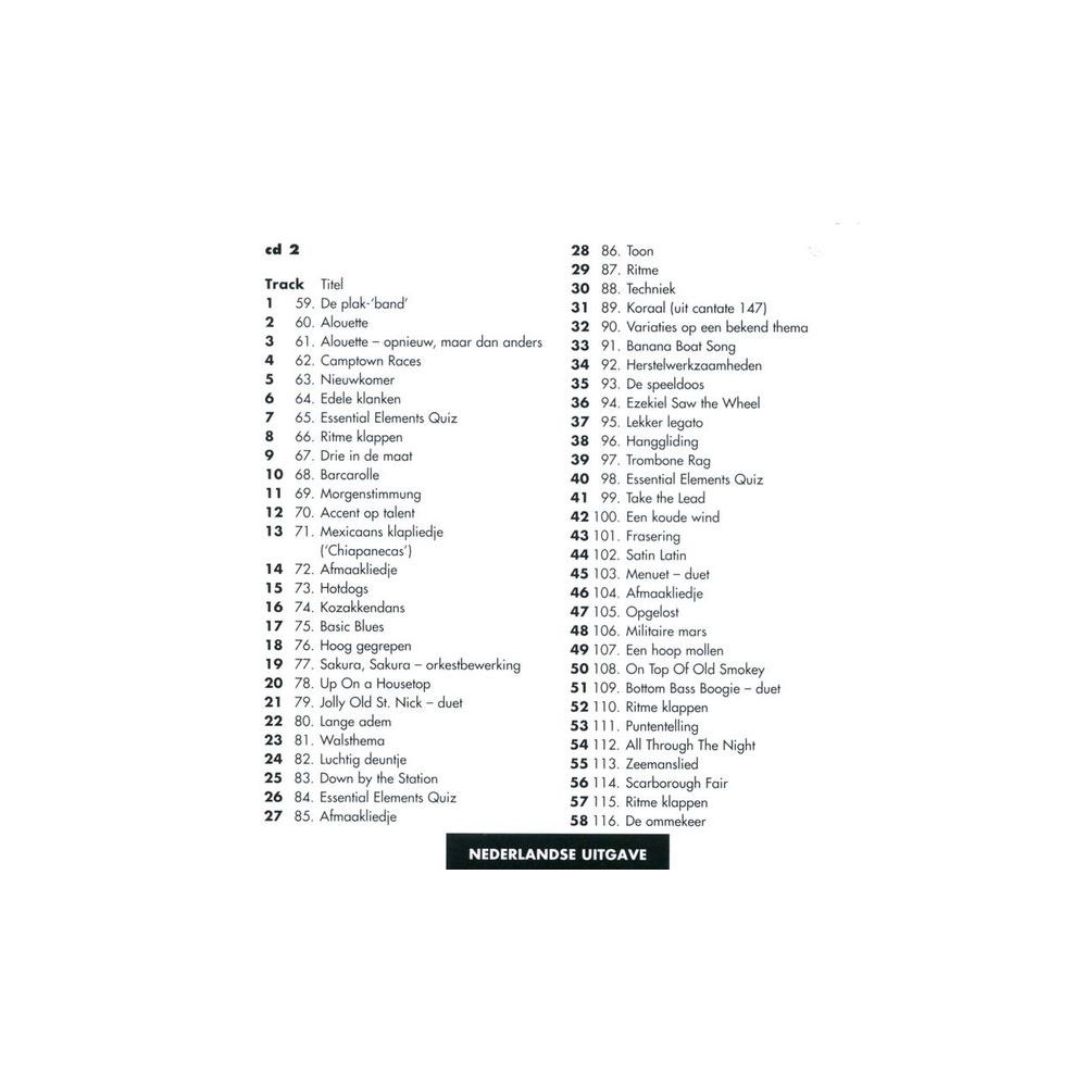 De Haske Essential Elements CD