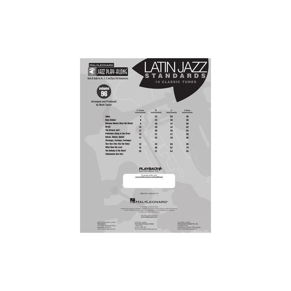Hal Leonard Jazz Play
