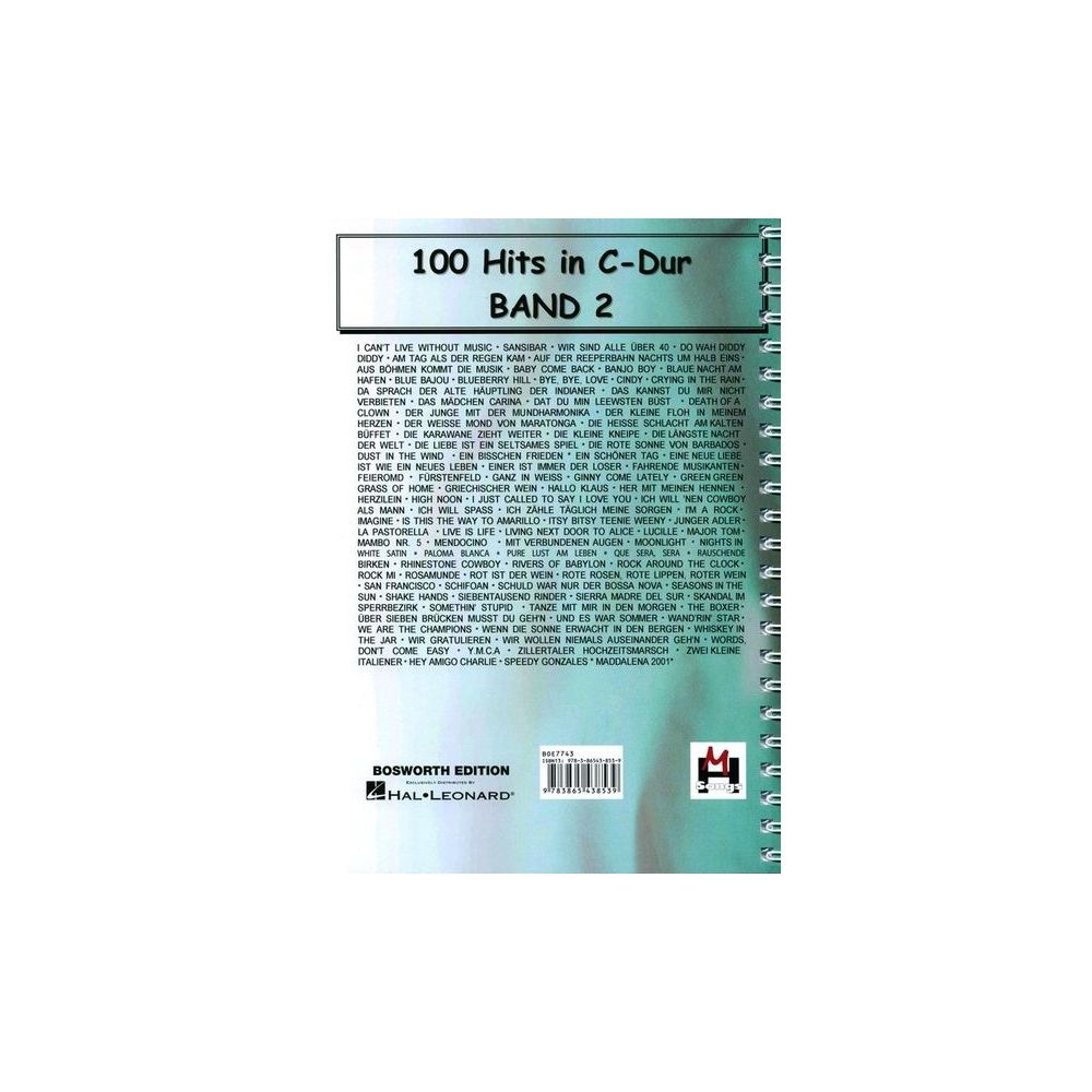 Musikverlag Hildner 100 Hits in C