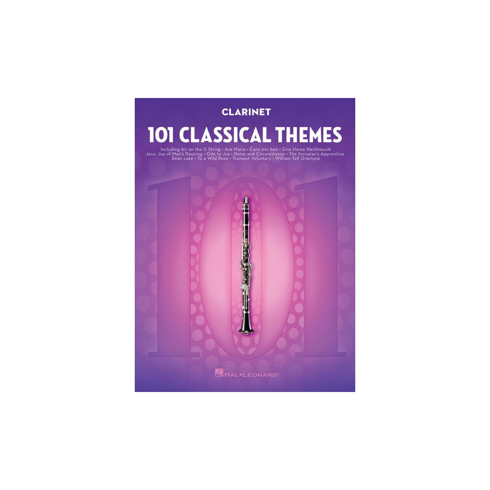 Hal Leonard 101 Classical Themes Clarinet – Thomann Ireland
