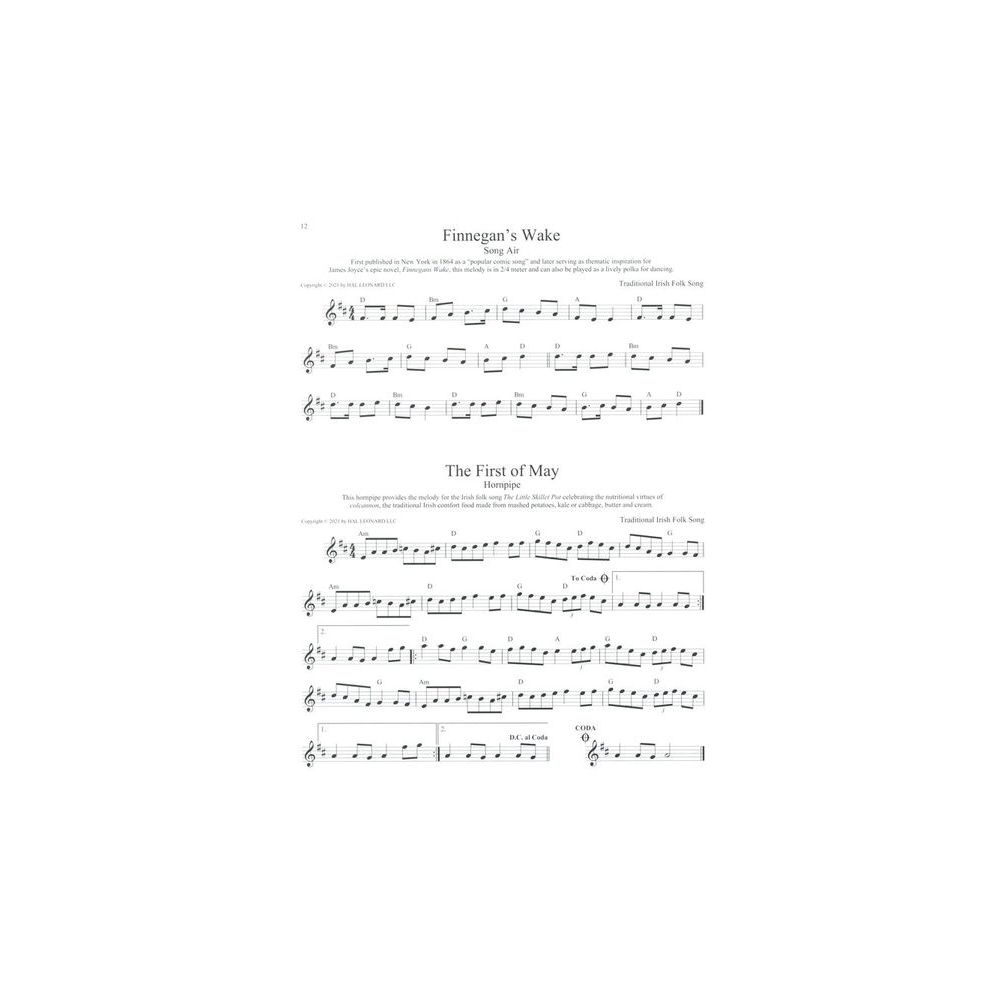 Hal Leonard First 50 Irish Tinwhistle – Thomann Ireland