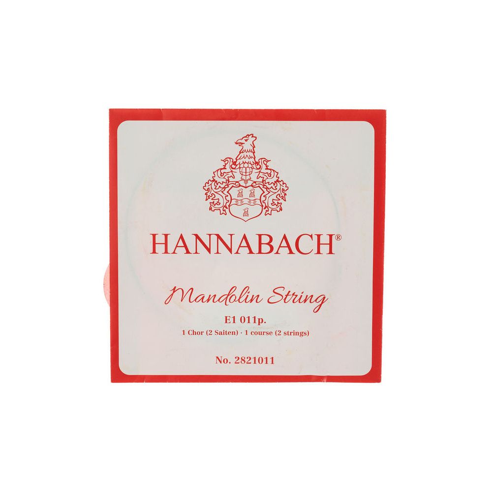 Hannabach Mandolin String E .011 (2pcs) – Thomann Ireland