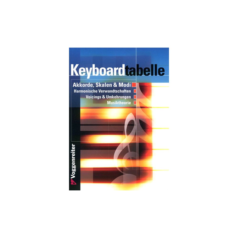 Voggenreiter Keyboardtabelle – Thomann Ireland