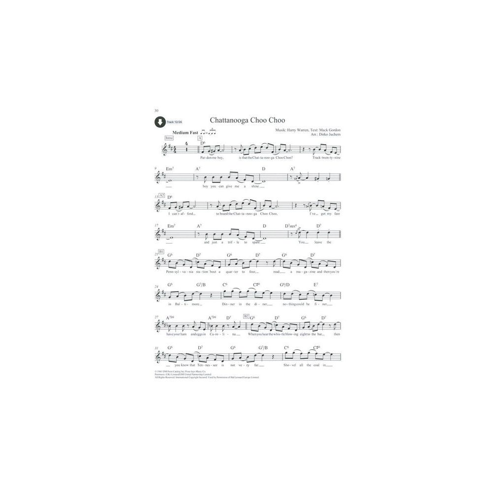 Schott Jazz Standards Tenor Saxophone – Thomann Ireland