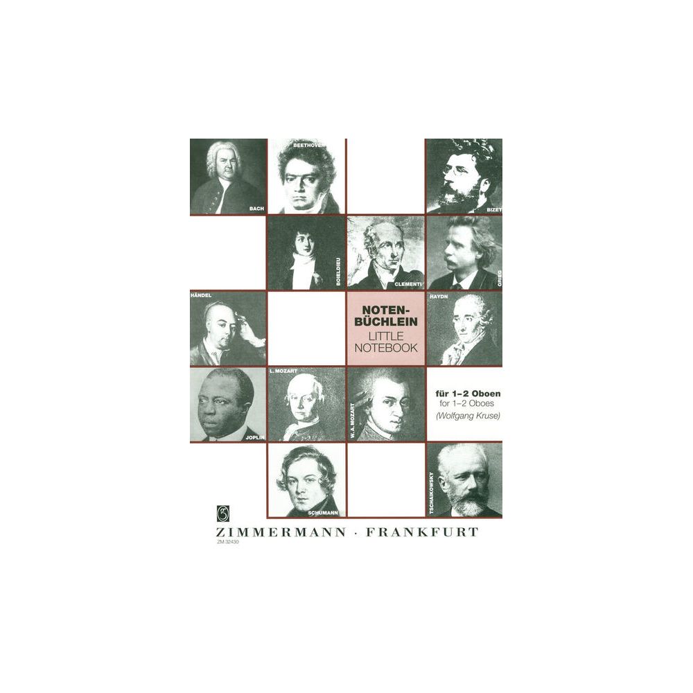 Zimmermann Verlag Notenbüchlein Oboe – Thomann Ireland