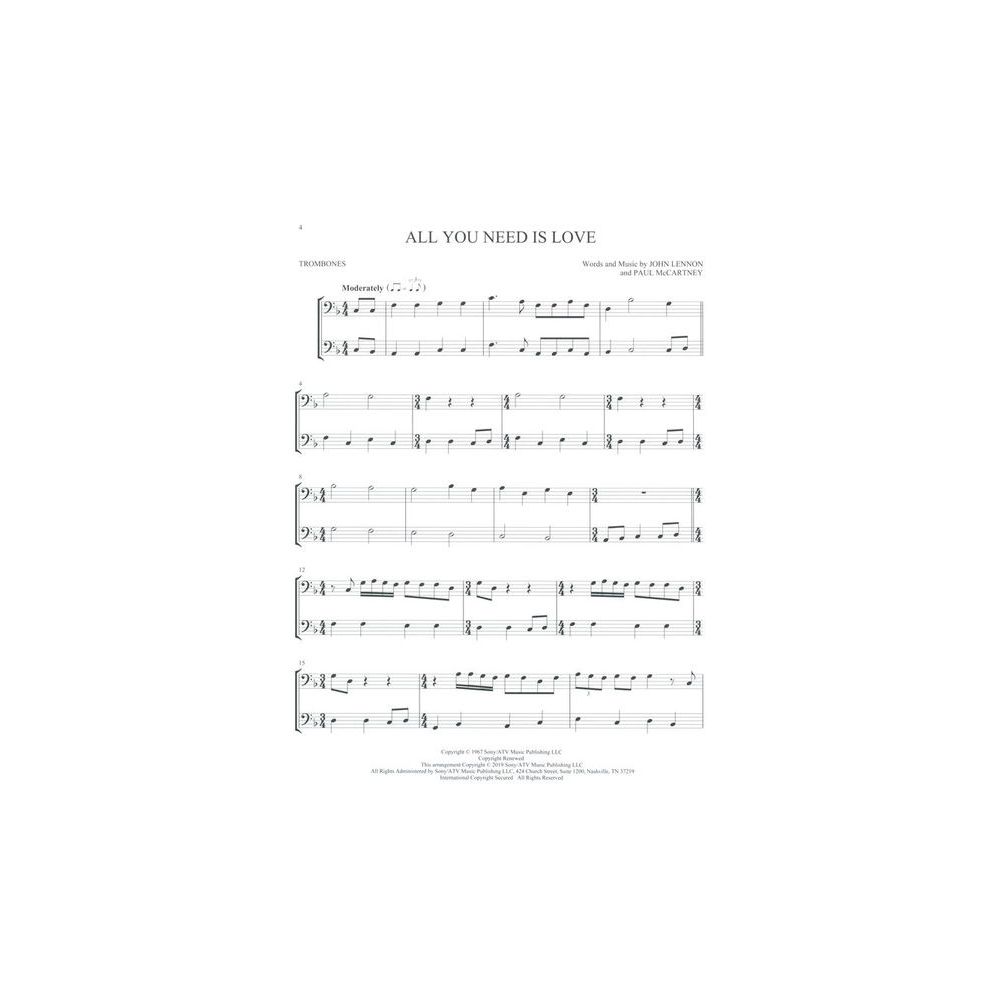 Hal Leonard The Beatles For Two Trombone – Thomann Ireland