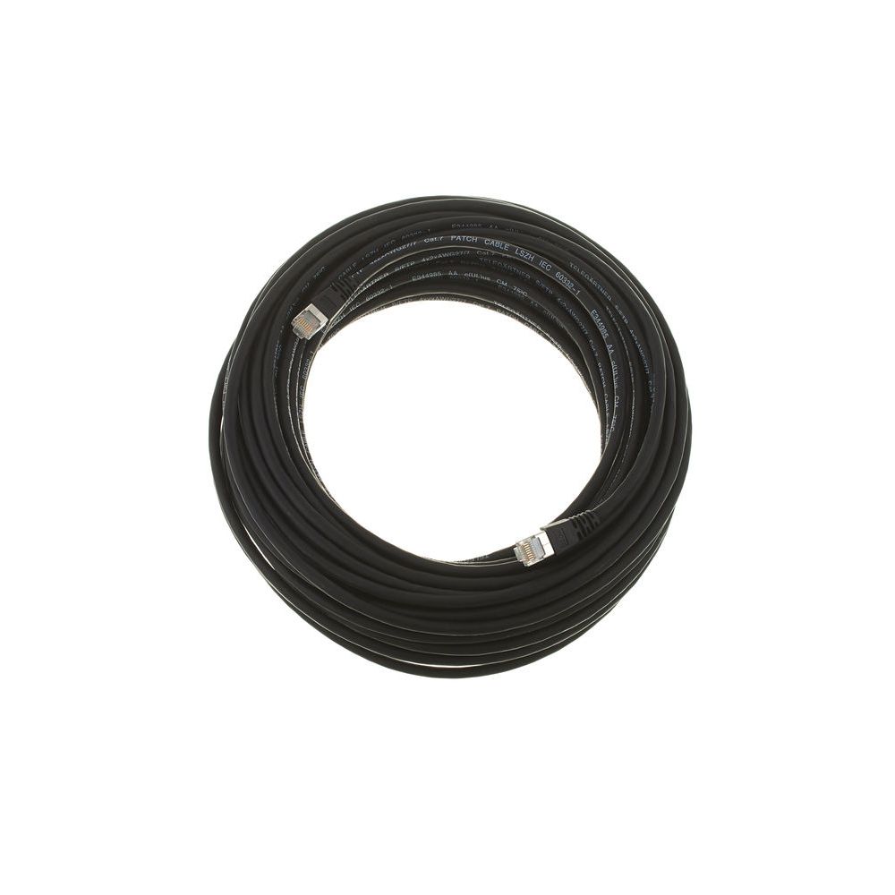 Telegärtner CAT6A Patchkabel 25m, sw – Thomann Ireland