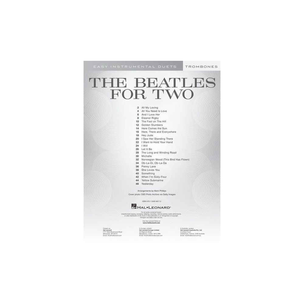 Hal Leonard The Beatles For Two Trombone – Thomann Ireland