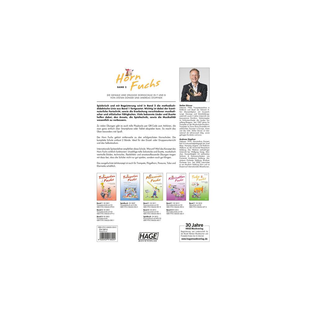 Hage Musikverlag Horn Fuchs 2 – Thomann Ireland