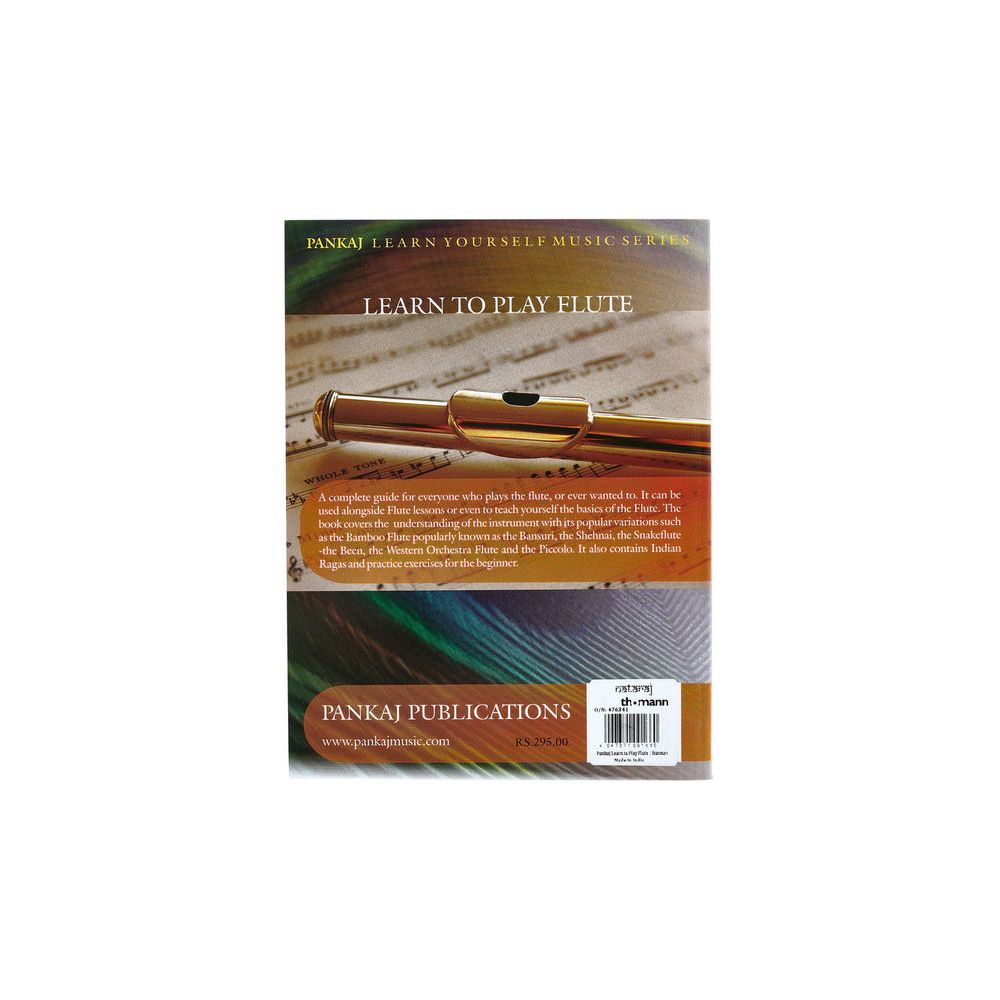 Pankaj Publications Learn to Play Flute / Bansuri – Thomann Ireland