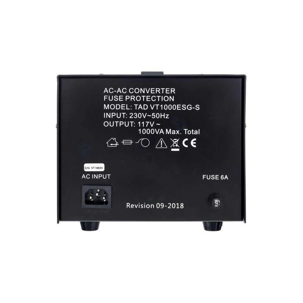 TAD Transformer 230/115V 1000VA – Thomann Ireland