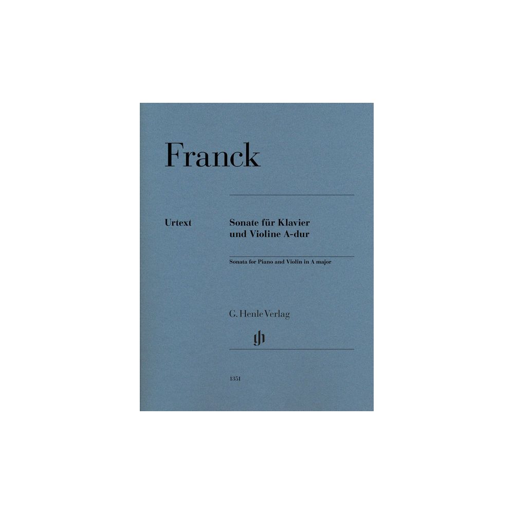 Henle Verlag Franck Violinsonate A