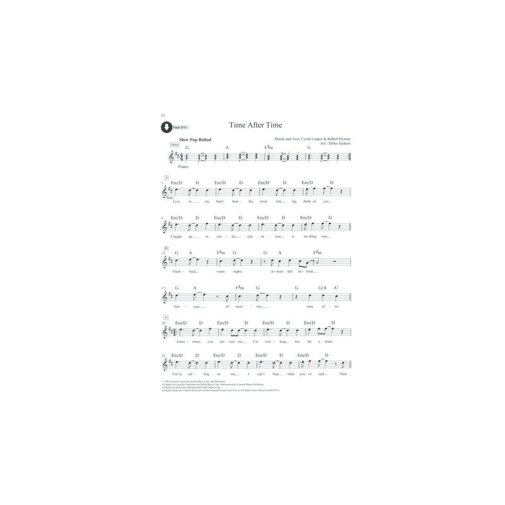 Schott Rock Ballads Tenor Saxophone – Thomann Ireland