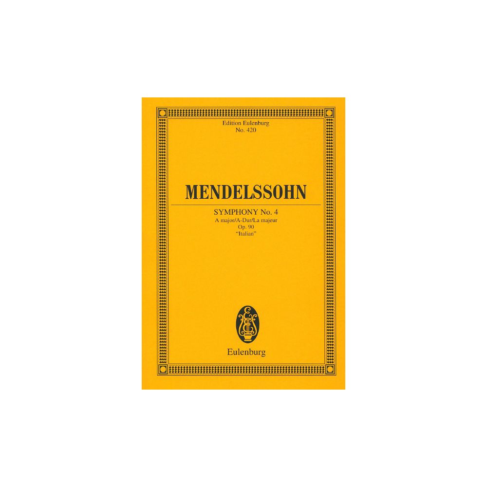 Edition Eulenburg Mendelssohn Sinfonie Nr. 4 – Thomann Ireland