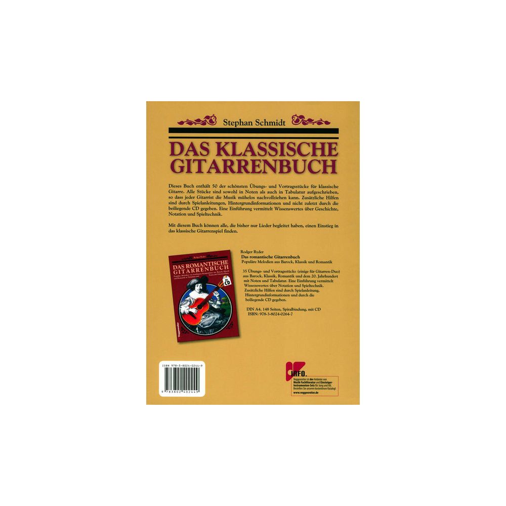 Voggenreiter Das Klassische Gitarrenbuch – Thomann Ireland