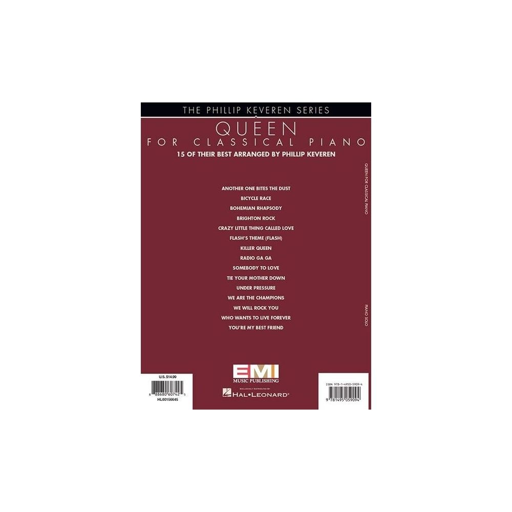 Hal Leonard Queen For Classical Piano – Thomann Ireland