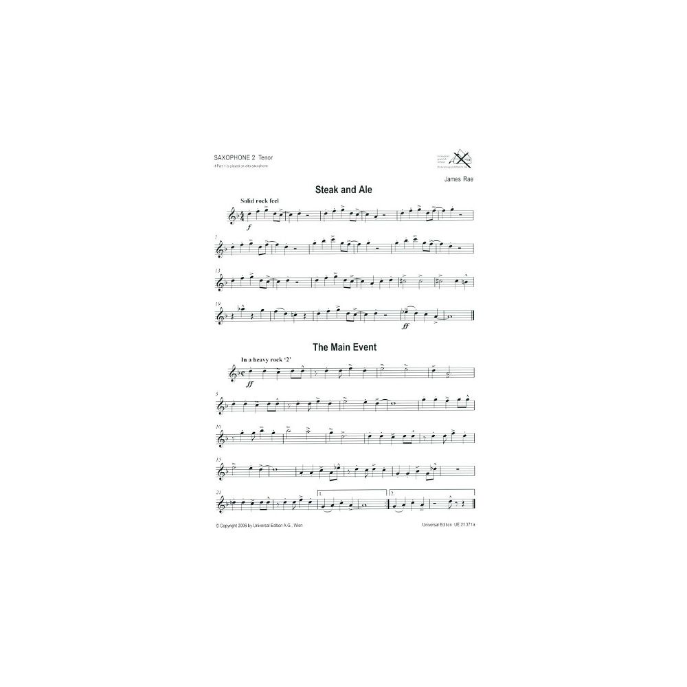 Universal Edition Easy Blue Saxophone Duets – Thomann Ireland