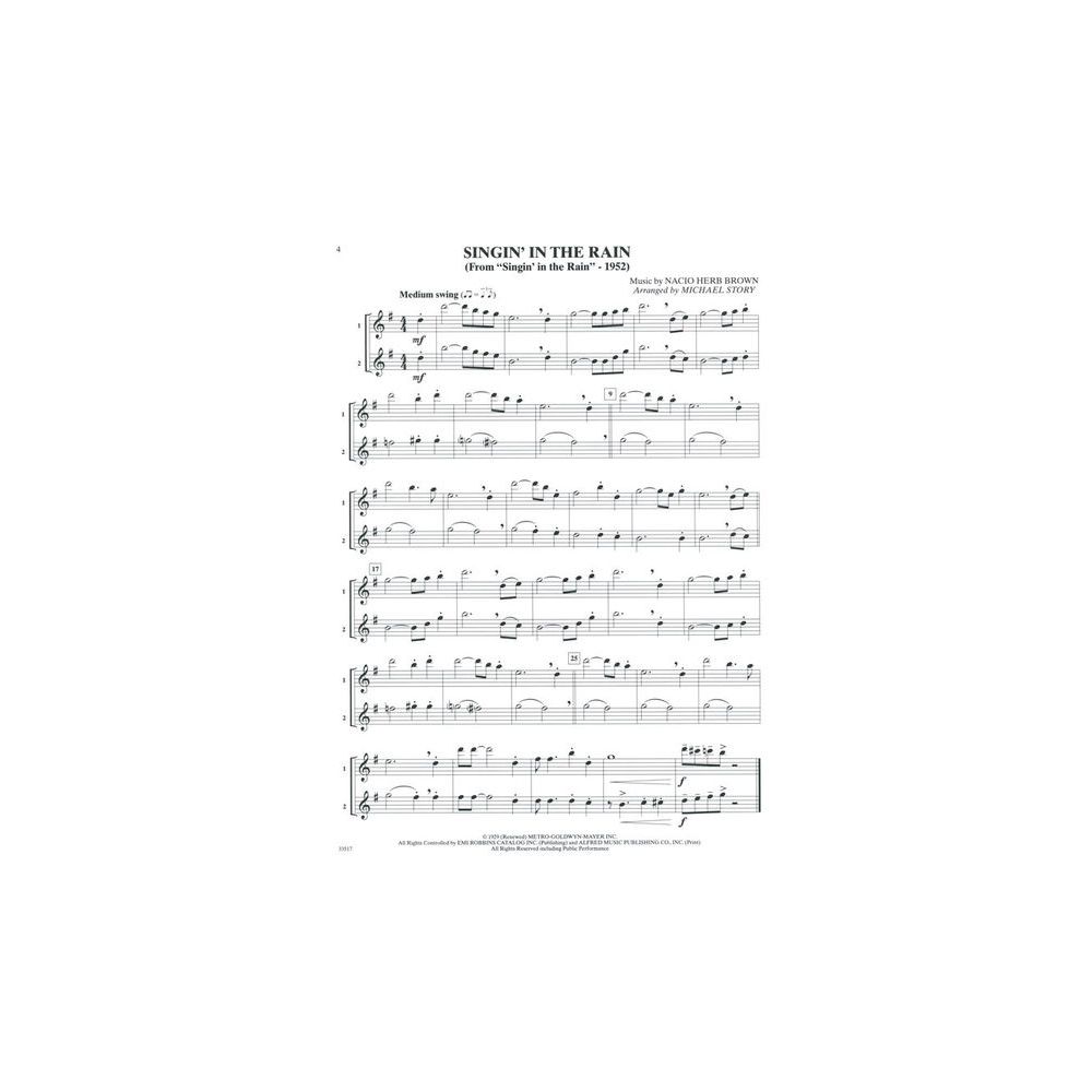 Alfred Music Publishing Movie Duets For All Tenor Sax – Thomann Ireland