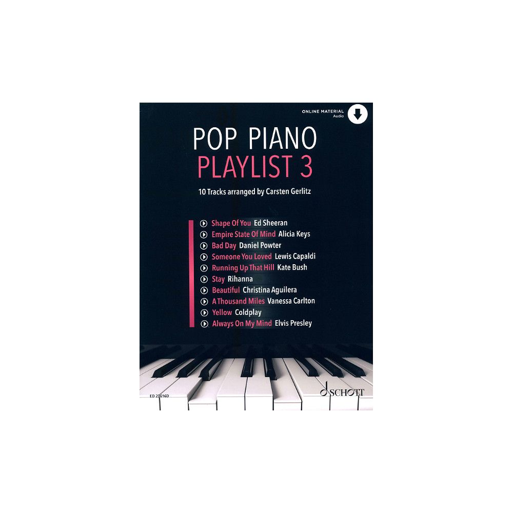 Schott Pop Piano Playlist 3 – Thomann Ireland