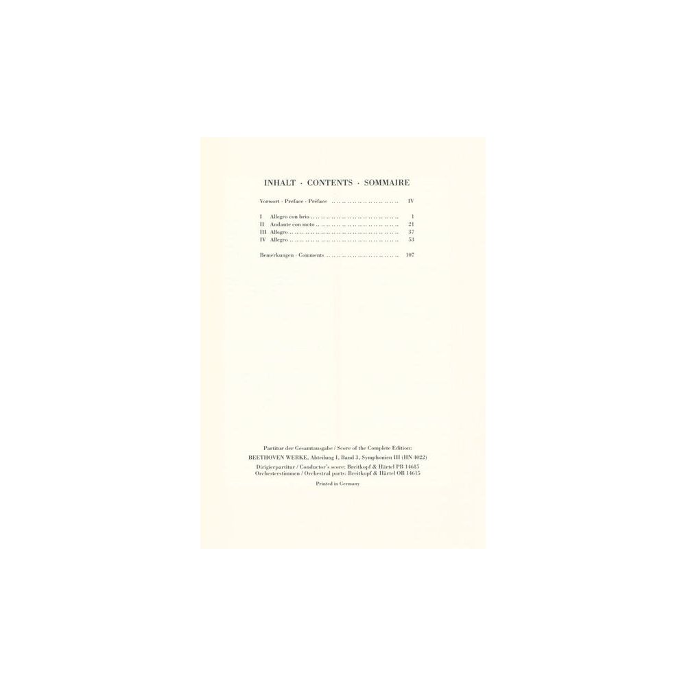 Henle Verlag Beethoven Symphonie Nr.5 – Thomann Ireland