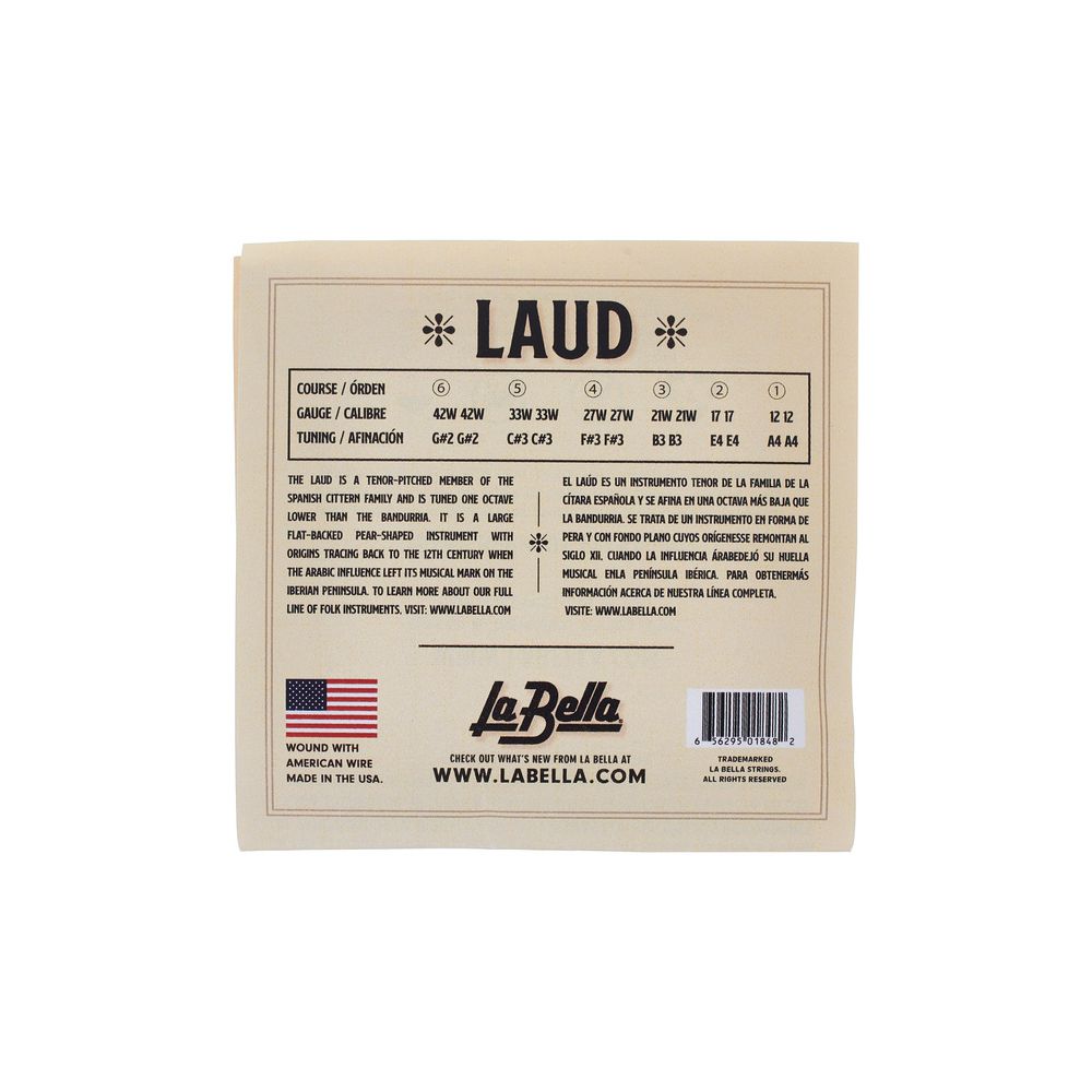 La Bella ML450 Laud Strings – Thomann Ireland