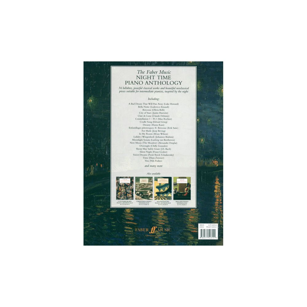 Faber Music Night Time Anthology – Thomann Ireland