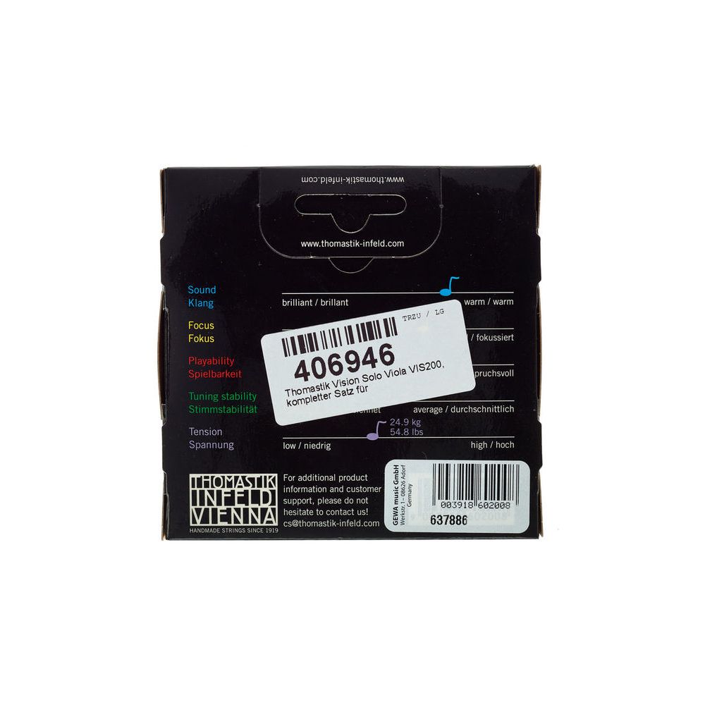 Thomastik Vision Solo Viola VIS200 – Thomann Ireland