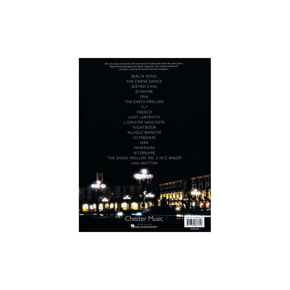 Chester Music Ludovico Einaudi Solo Piano – Thomann Ireland