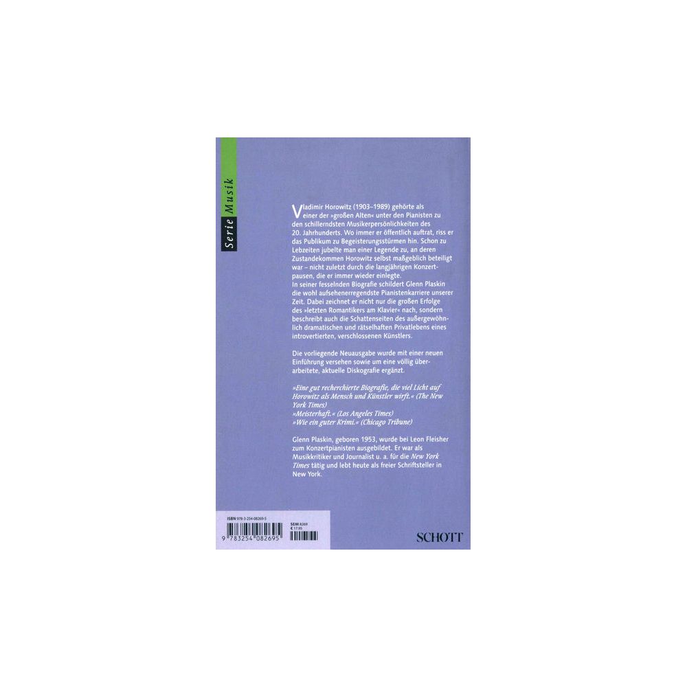 Schott Horowitz Biographie – Thomann Ireland