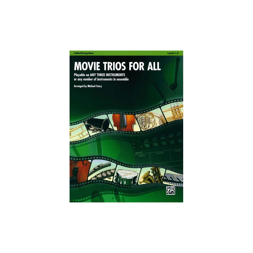 Alfred Music Publishing Movie Trios For All Cello/Bass – Thomann Ireland