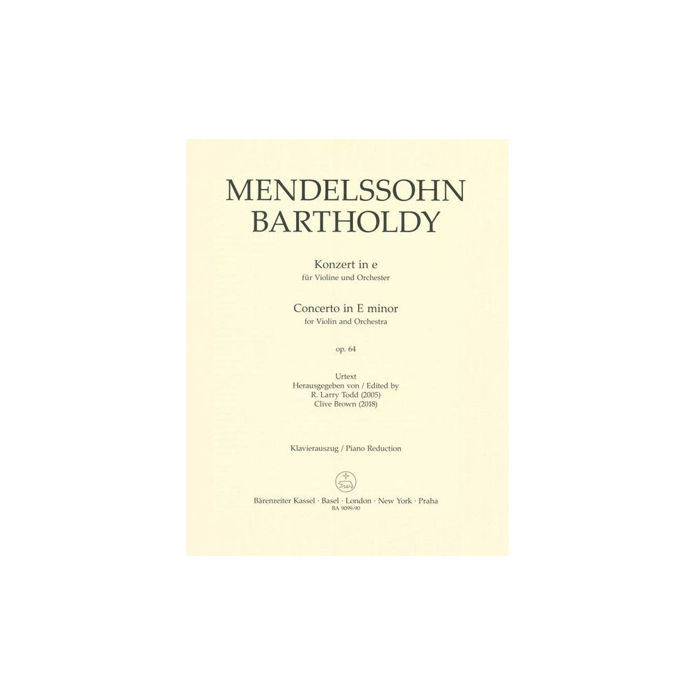 Bärenreiter Mendelssohn Concerto op.64 – Thomann Ireland