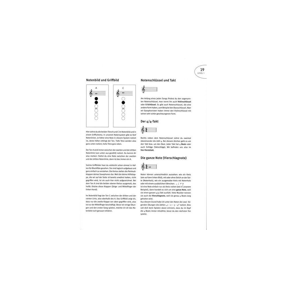 Schott Pop Saxophone Schule 1 T