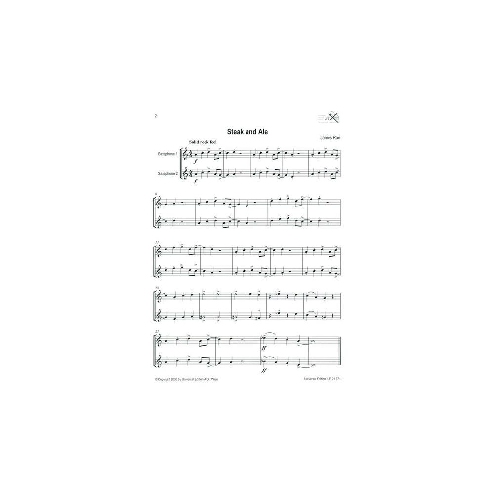 Universal Edition Easy Blue Saxophone Duets – Thomann Ireland