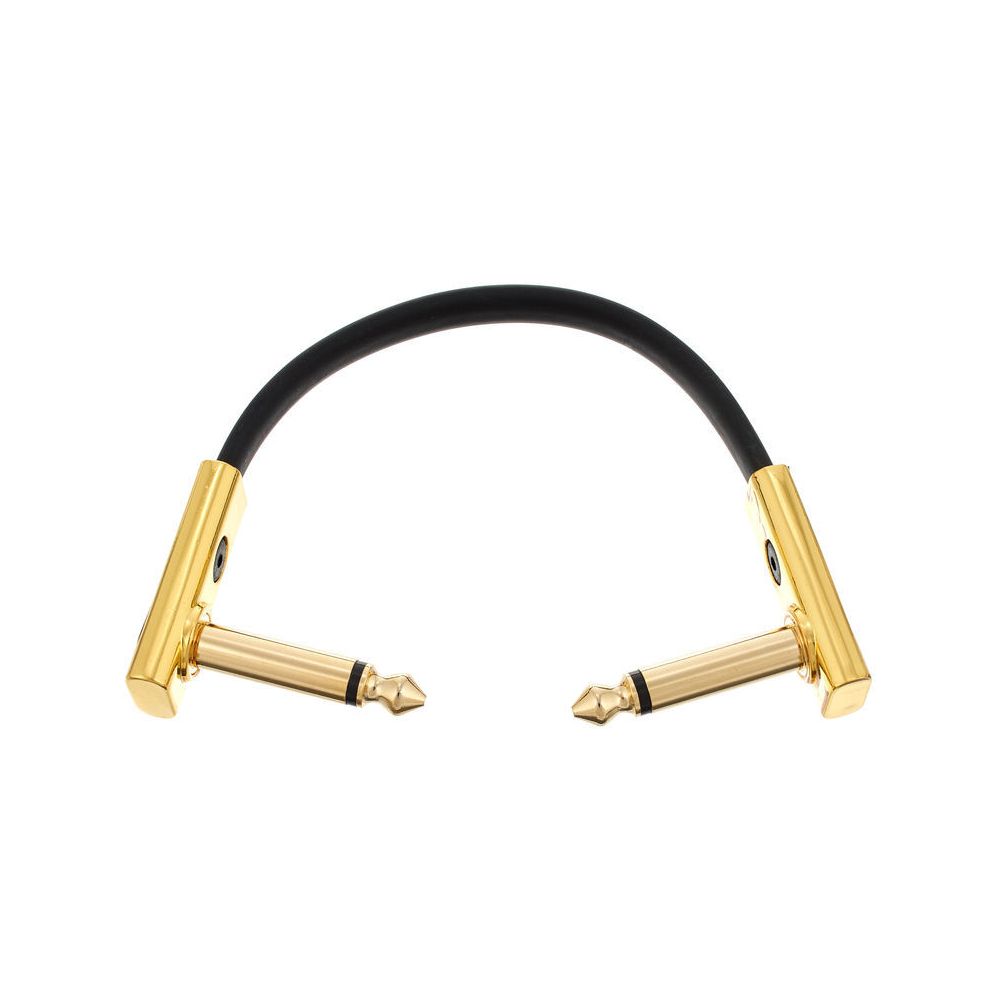 Rockboard Flat Patch Cable Gold 10 cm – Thomann Ireland