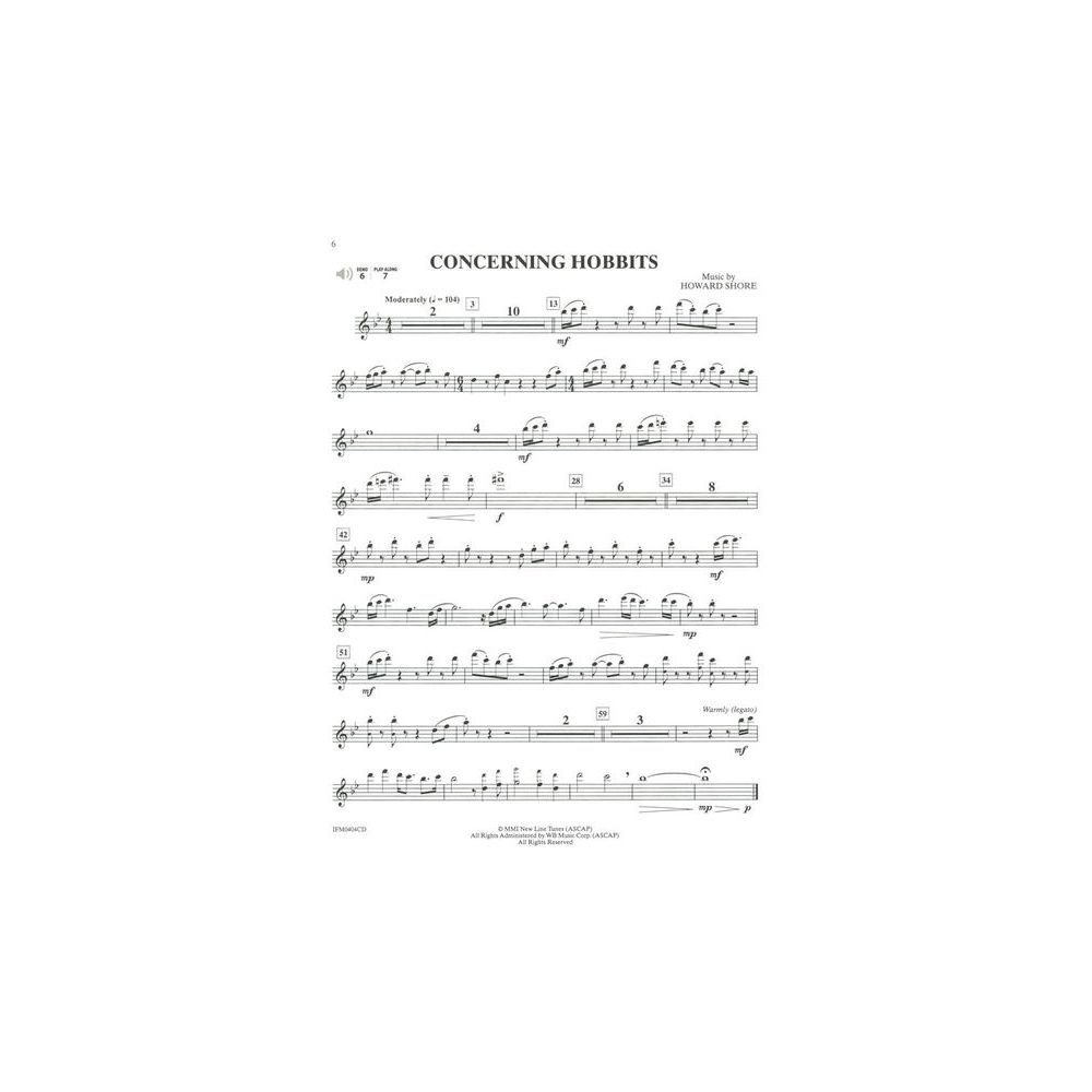 Alfred Music Publishing Lord Of The Rings 1