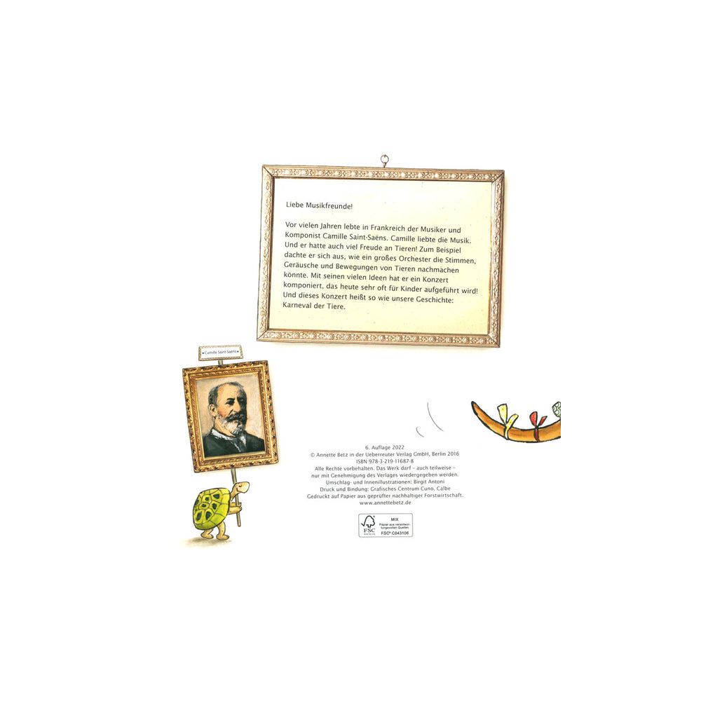 Annette Betz Verlag Karneval Tiere Musikbilderbuch – Thomann Ireland