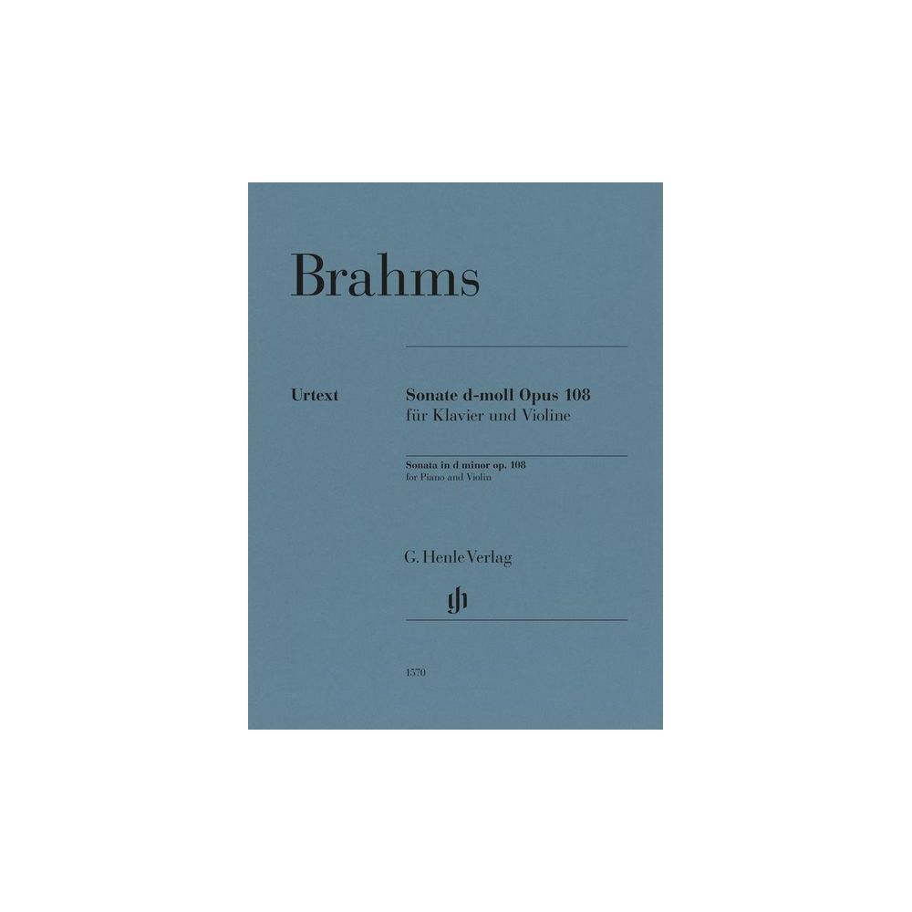 Henle Verlag Brahms Violinsonate d