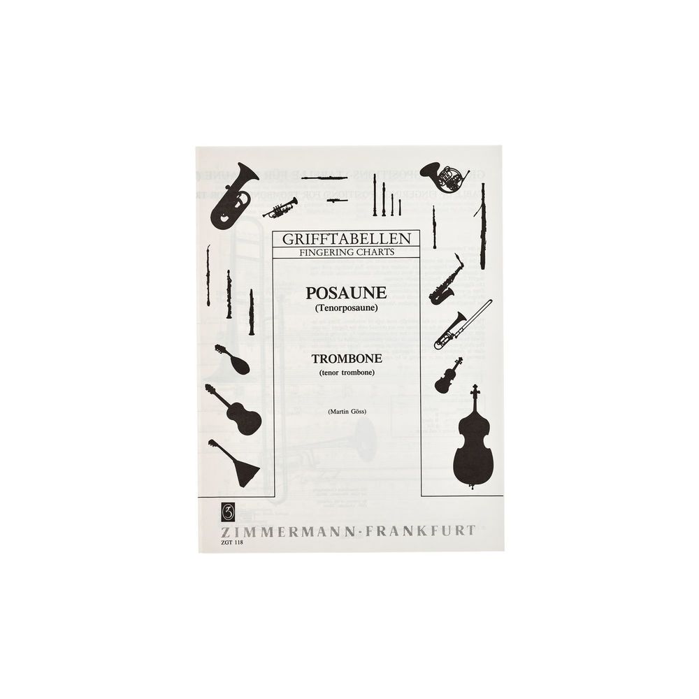 Zimmermann Verlag Grifftabelle Posaune – Thomann Ireland