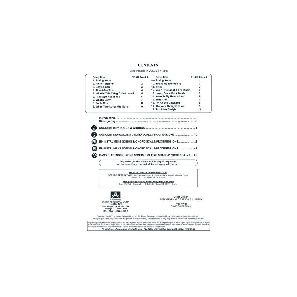 Jamey Aebersold Body & Soul – Thomann Ireland