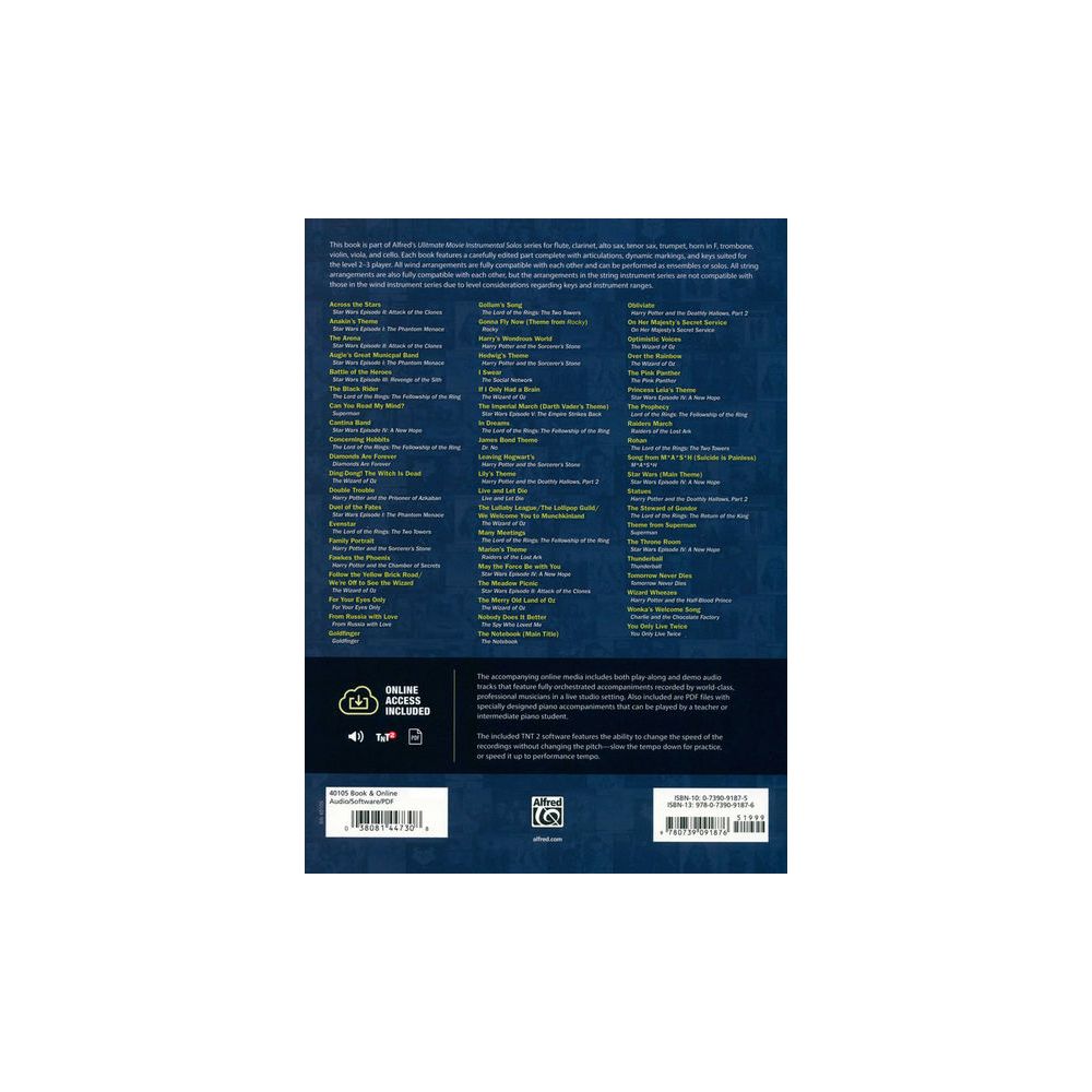 Alfred Music Publishing Ultimate Movie Solos Flute – Thomann Ireland