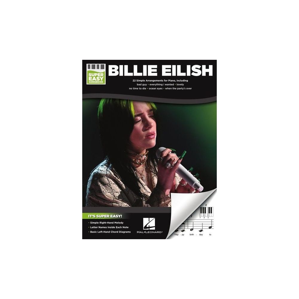 Hal Leonard Billie Eilish Super Easy Piano – Thomann Ireland