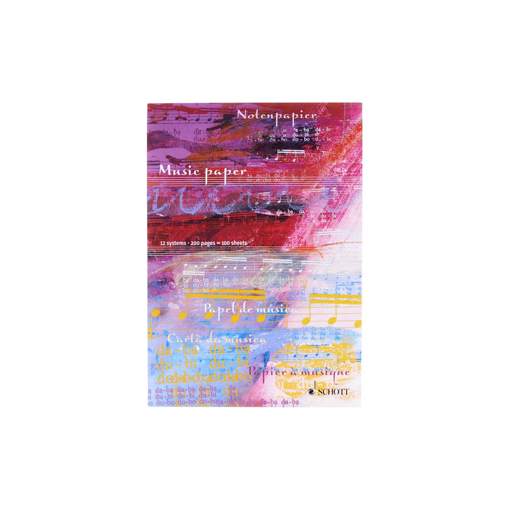 Schott Notenblock Music Paper A4 – Thomann Ireland