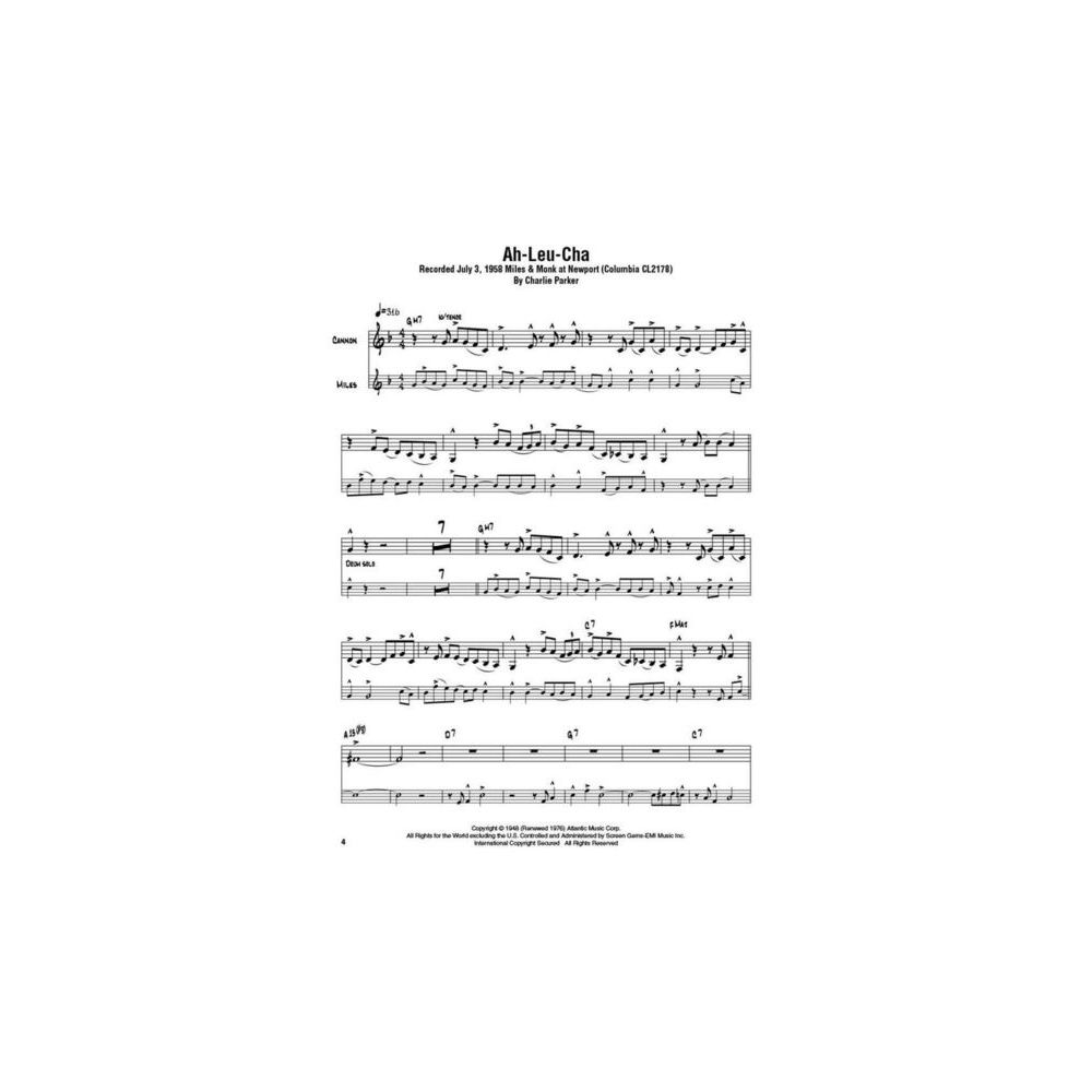 Hal Leonard Cannonball Adderley Omnibook C – Thomann Ireland