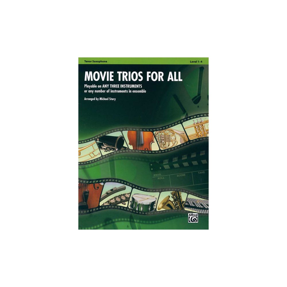 Alfred Music Publishing Movie Trios For All Tenor Sax – Thomann Ireland