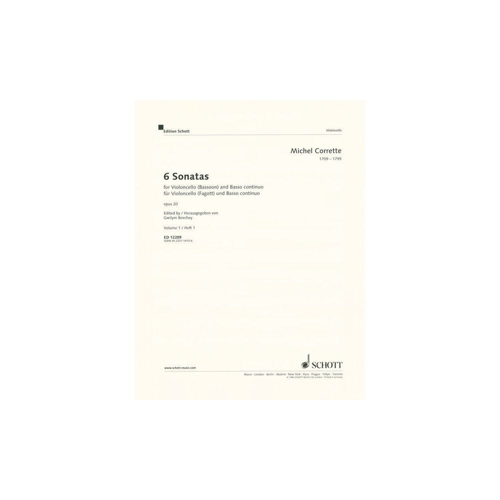 Schott Corette Delices de la Solitude – Thomann Ireland