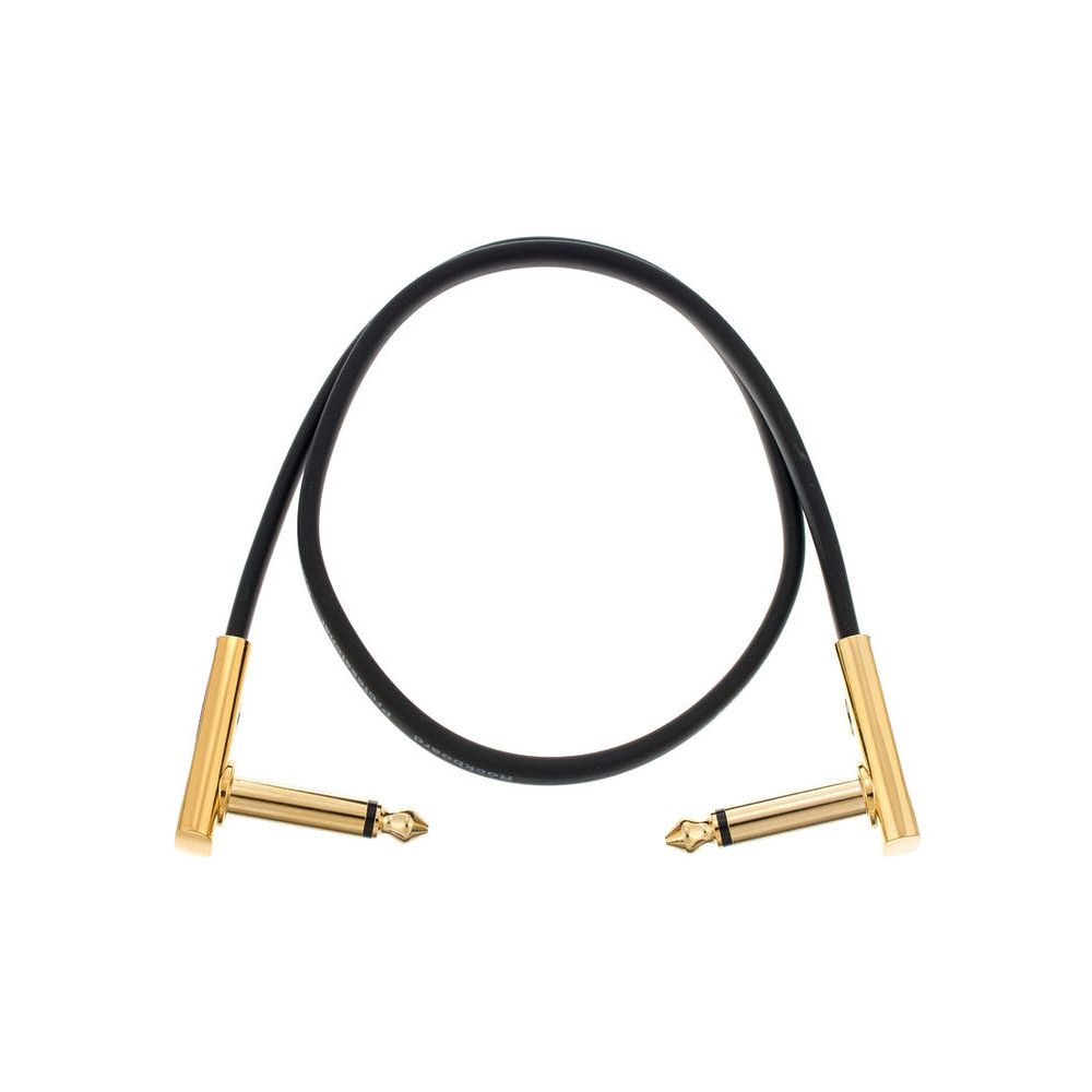 Rockboard Flat Patch Cable Gold 45 cm – Thomann Ireland