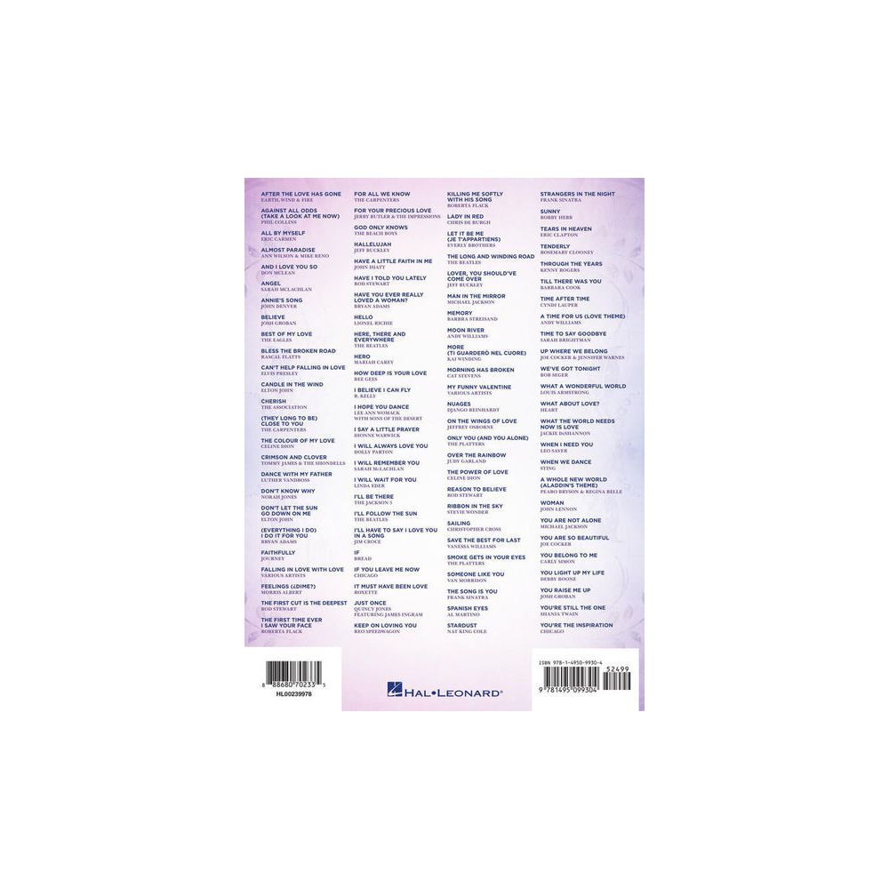 Hal Leonard 100 Most Beautiful Songs Uku – Thomann Ireland